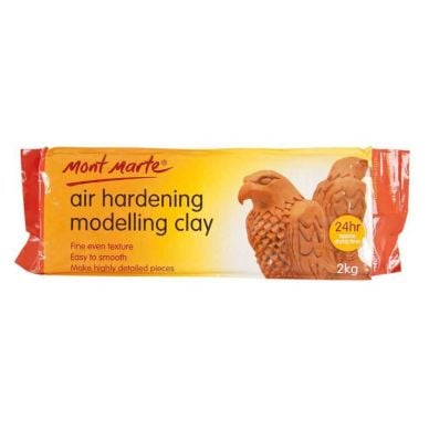 Mont Marte Air Hardening Modelling Clay Terracotta 2Kgs