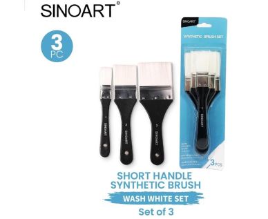 SinoArt Synthetic Brush Set of 3Pcs