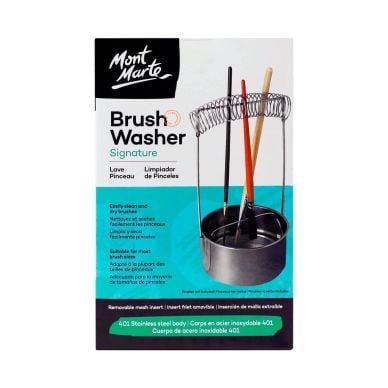 Mont Marte Brush Washer Signature Stainless Steel