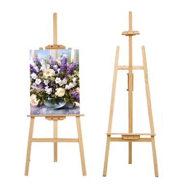 MONT MARTE Discovery Floor Display Easel Pine 172cm
