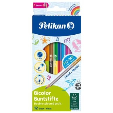 Pelikan Bicolor colored pencils 12 pcs 