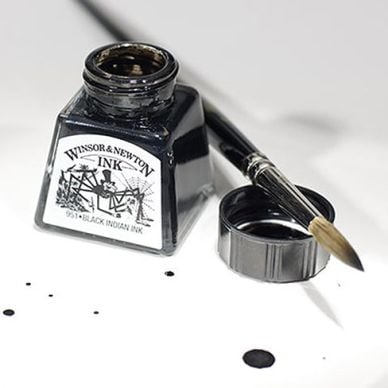 Winsor Newton Black Drawing Ink 14 ml
