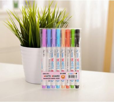 Deli Dry Erase Whiteboard Marker Pack of 8 S504