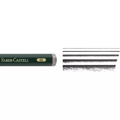 Faber Castell Jumbo Graphit Pencil 8B Box of 6