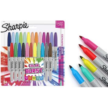 Sharpie Limited Edition Color Burst Permanent Marker 24pcs
