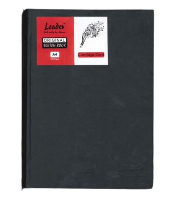 Leader A4 100 Pages Cartridge Paper Hard Bind Sketch Book