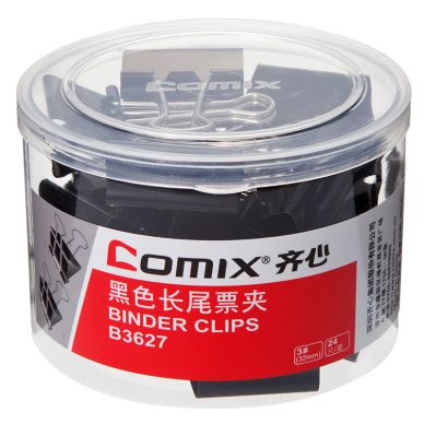 Comix Binder Clips 32mm 24pcs B3627