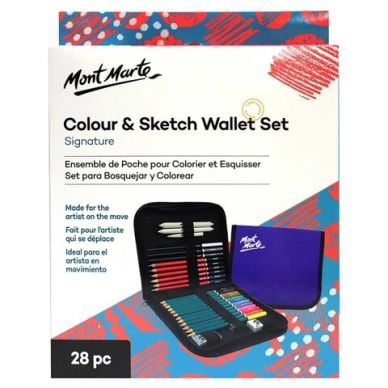 Mont Mate Signature Colour And Sketch Wallet Set 28Pcsc MMGS0028
