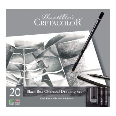 Cretacolor Black Box Charcoal Drawing Set