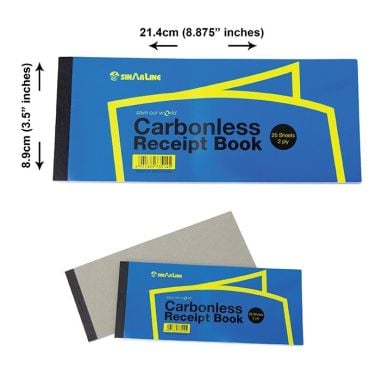Sinarline Carbonless Receipt Book 25 Sheets 2 Ply