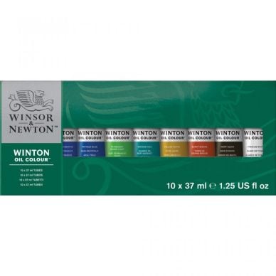 Winsor and Newton Winton Oil Color Set of 10 x 37ml 