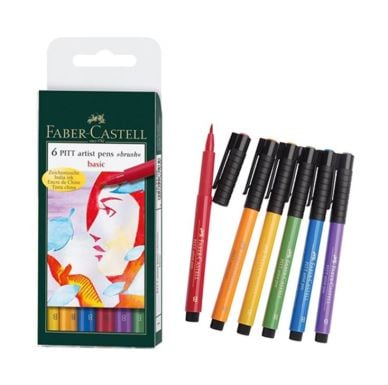 Faber Castell - Pitt Artist Pen Brush Basic (6)