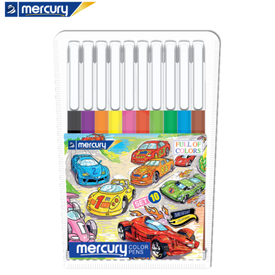 Mercury Color Pens 10pcs