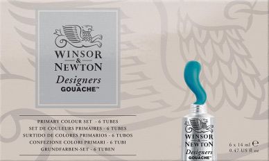 Winsor Newton Designers' Gouache 6pcsx14ML