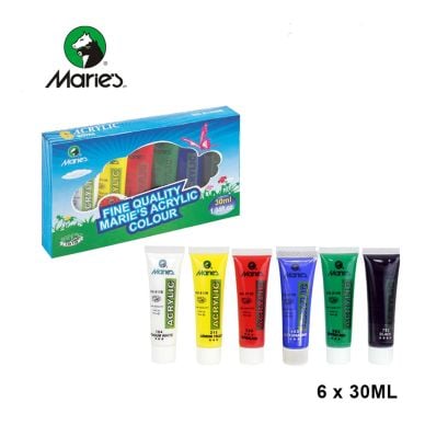 Marie's Acrylic Color set 6pcs 30ml