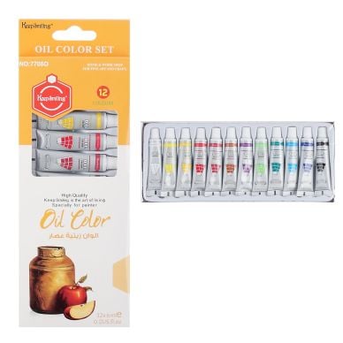 Keep Smiling Oil Paint Set Of 12x6ml 7706O