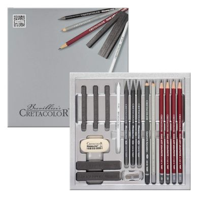 Cretacolor SILVER BOX graphite set 17pcs