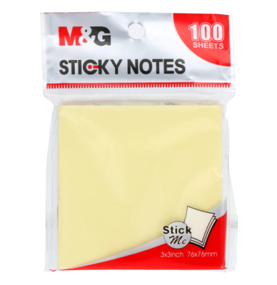 Post It Notes 3 IN X 3 IN 100 Sheets