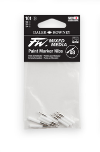 Daler Rowney Fw Mixed Media Paint Marker Nibs 0.8mm Set Of 8 Pcs