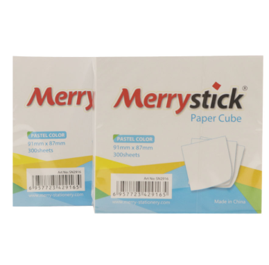 Merry Stick Paper Cube 91 x 87 mm 300 Sheets