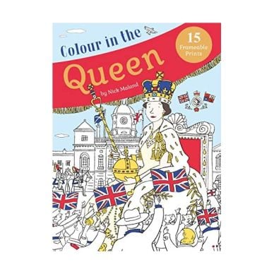 Colour in the Queen Coloring Book
