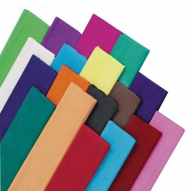 Crepe Paper Diffrenet Color Pack Of 10