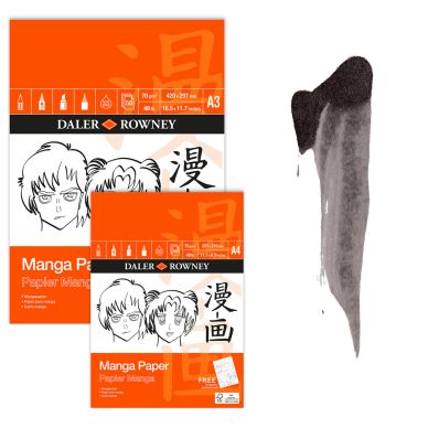 DALER ROWNEY Manga Paper Art Pad 70gsm 50 Sheets