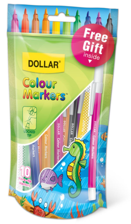 Dollar Colour Marker 10 pcs