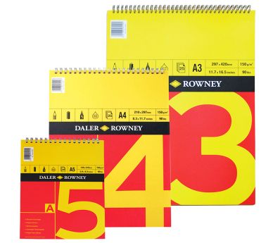 Daler Rowney Red&Yellow Sketch Pad