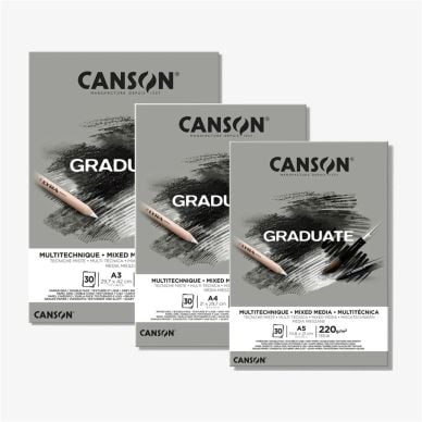 Canson Graduate Mixed Media Gray Paper Sheet