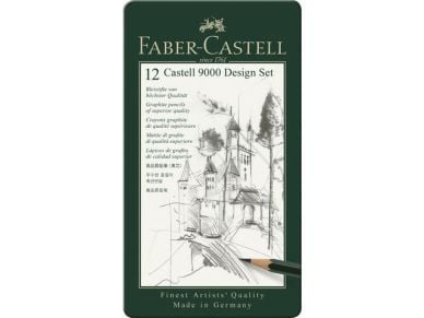 Faber Castell Drawing Pencil Design Set 12pcs (119064)