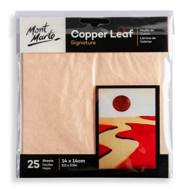 Mont Marte Copper Leaf Signature 14 x 14cm 25 Sheet
