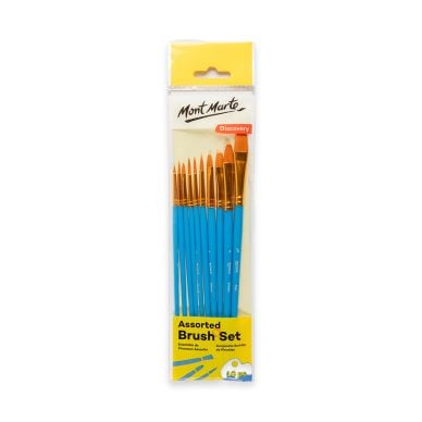 Mont Marte Assorted Brush Set Discovery 10pc BMHS0065