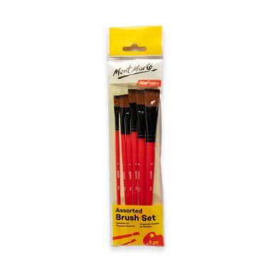 Mont Marte Assorted Brush Set Discovery 6pc BMHS0064