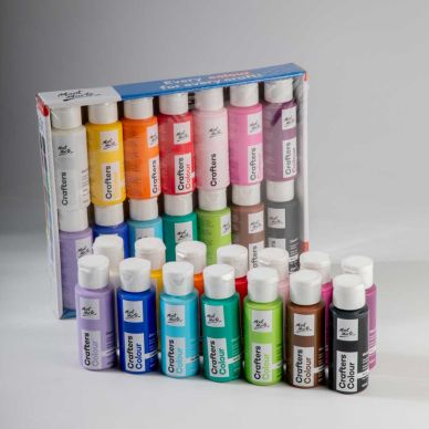 Mont Marte Crafters Colour Discovery Paint Set 14 x 60ml PMCA6001
