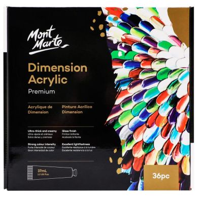 Mont Marte Dimension Acrylic Premium 36pc x 37ml