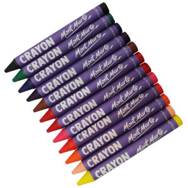 Mont Marte Jumbo Crayons 12pcs