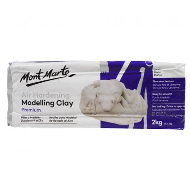 Mont Marte Air Hardening Modelling Clay White 2Kgs