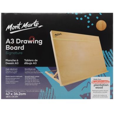 Mont Marte Drawing Board With Elastic Band
