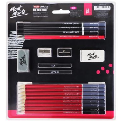 Mont Marte Sketch and Draw 18pcs
