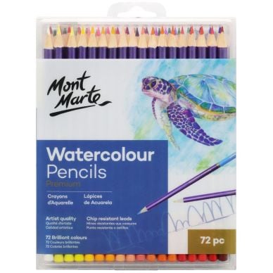 Mont Marte Watercolour Pencils Premium 72pc MPN0126
