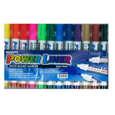 Power Liner White Board Marker