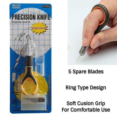 DAFA Precision Knife Fingertip Control (5 Spare Blades Included)