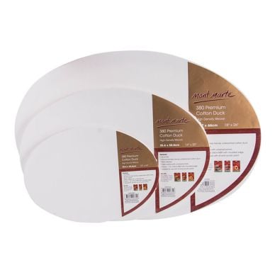 Mont Marte Oval Canvases