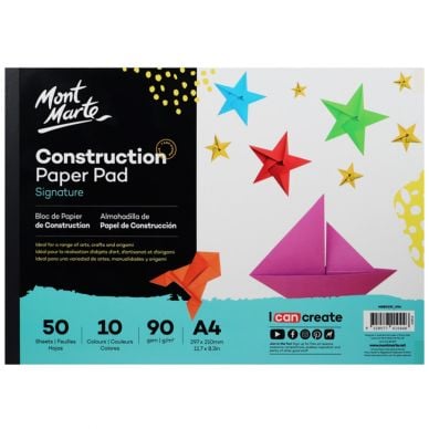 Mont Marte Kids Construction Paper A4 50 Sht