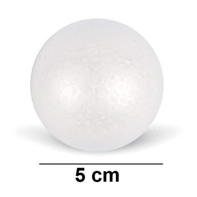 Thermocol Balls 10 Set 5cm