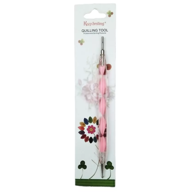 Keep Smiling Paper Quilling Slotted &amp; Embosing Stylus Tool