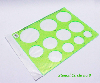 Circle Stencil 11 Metric Circle 30Cm Ruler