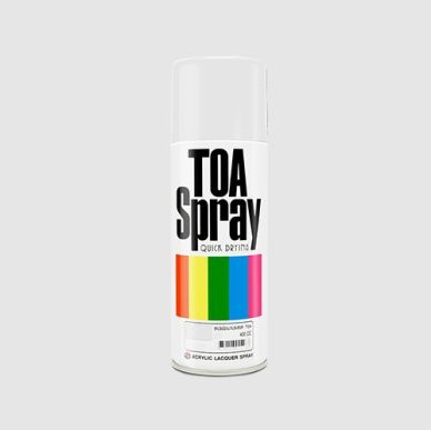 TOA SPRAY QUICK DRYING FLAT CLEAR 091
