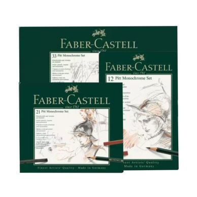 Faber Castell Pitt Monochrome Sets